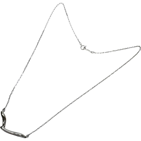 【MIKIMOTO/ミキモト】 小枝風デザイン ネックレス K18WGホワイトゴールド 18金 3.5g 40cm レディース【中古】【真子質店】【GD】【MoKT】