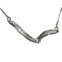 【MIKIMOTO/ミキモト】 小枝風デザイン ネックレス K18WGホワイトゴールド 18金 3.5g 40cm レディース【中古】【真子質店】【GD】【MoKT】