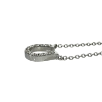 【TIFFANY&Co./ティファニー】 馬蹄/ホースシュー ダイヤモンド ネックレス K18WGホワイトゴールド 18金 2.0g 41cm レディース【中古】【真子質店】【GD】【KTY】