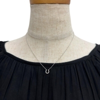 【TIFFANY&Co./ティファニー】 馬蹄/ホースシュー ダイヤモンド ネックレス K18WGホワイトゴールド 18金 2.0g 41cm レディース【中古】【真子質店】【GD】【KTY】