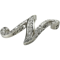 【YUKIZAKI/ゆきざき】Nモチーフ ダイヤモンド 0.38ct ペンダントトップ NOMBRE/ノンブル K18WGホワイトゴールド 18金 3.7g レディース【中古】【真子質店】【GD】【YYx】