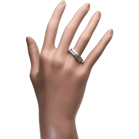 16号 ファンシーライトピンクダイヤモンド（FLP-SI2） 0.112ct ダイヤモンド 0.15ct リング・指輪 Pt900プラチナ 7.2g レディース【中古】【真子質店】【NN】【SKS】