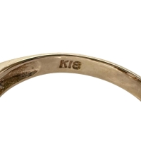 14号 モルガナイト 5.16ct ダイヤモンド 0.13ct リング・指輪 K18PGピンクゴールド 18金 4.6g レディース【中古】【真子質店】【NN】【MiMaY】