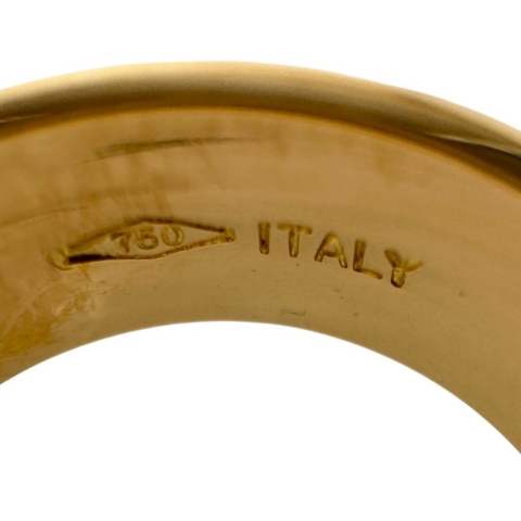 13号【TIFFANY&Co./ティファニー】 アトラス リング・指輪 K18YGイエローゴールド 18金 8.8g 1995 レディース【中古】【真子質店】【GD】【IDMiMo】