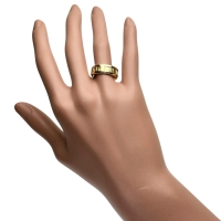 13号【TIFFANY&Co./ティファニー】 アトラス リング・指輪 K18YGイエローゴールド 18金 8.8g 1995 レディース【中古】【真子質店】【GD】【IDMiMo】