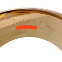 11号【CARTIER/カルティエ】 ダイヤモンド リング・指輪 2Cリング K18ゴールド 18金/YG/WG/PG 7.9g 51 レディース【中古】【真子質店】【GD】【IMiKx】