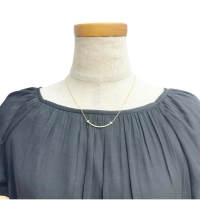 【TIFFANY&Co./ティファニー】 Tスマイル スモール ネックレス K18ゴールド 18金 2.9g 40.5/45.5cm レディース【中古】【真子質店】【GD】【SxT】