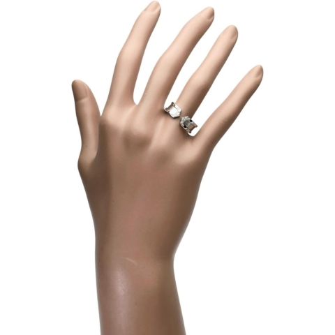 14号【CARTIER/カルティエ】 C2リング ダイヤモンド リング・指輪 K18WGホワイトゴールド 18金 7.9g #54 レディース【中古】【真子質店】【GD】【IMaMoMa】