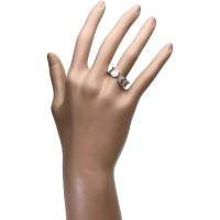 14号【CARTIER/カルティエ】 C2リング ダイヤモンド リング・指輪 K18WGホワイトゴールド 18金 7.9g #54 レディース【中古】【真子質店】【GD】【IMaMoMa】