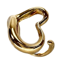 12号【TIFFANY&Co./ティファニー】 オープンハート ペレッティ リング・指輪 K18ゴールド 18金 9.3g レディース【中古】【真子質店】【GD】【IMoYT】