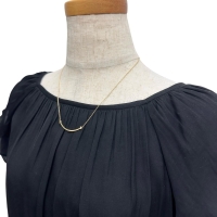 【TIFFANY&Co./ティファニー】 Tスマイル　スモール ネックレス K18ゴールド 18金 3.0g 40.5/45.5cm レディース【中古】【真子質店】【GD】【SxT】