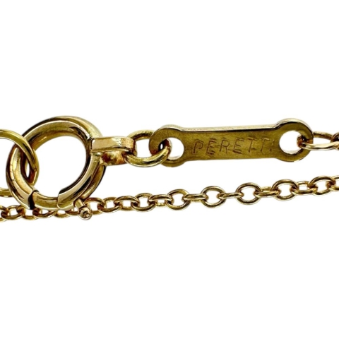 【TIFFANY&Co./ティファニー】 オープンハート　ペレッティ ネックレス K18ゴールド 18金 5.2g 40cm レディース【中古】【真子質店】【GD】【STD】