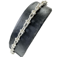 【TIFFANY&Co./ティファニー】 ブレスレット ハードウェア マイクロリンク シルバー925 7.3g 18.0cm レディース【中古】【真子質店】【GD】【MoMiMa】