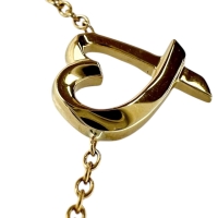 【TIFFANY&Co./ティファニー】 ネックレス ラヴィングハート パロマピカソ K18ゴールド 18金 2.4g 41・46.5cm レディース【中古】【真子質店】【GD】【DMiD】