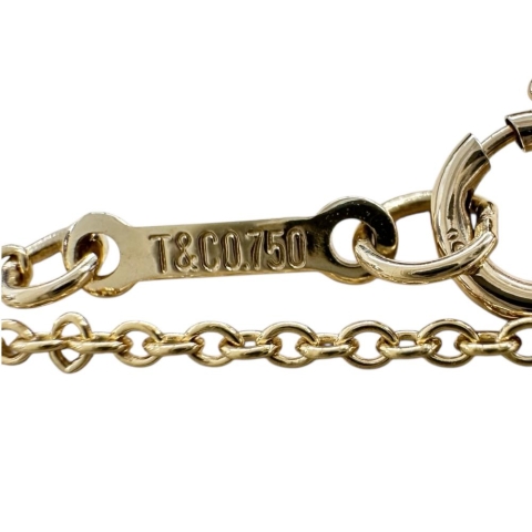 【TIFFANY&Co./ティファニー】 ネックレス ラヴィングハート パロマピカソ K18ゴールド 18金 2.4g 41・46.5cm レディース【中古】【真子質店】【GD】【DMiD】