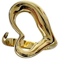 10号【TIFFANY&Co./ティファニー】 リング・指輪 オープンハート ペレッティ K18ゴールド 18金 8.5g レディース【中古】【真子質店】【GD】【IDMoT】"""