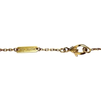 【Van Cleef & Arpels/ヴァンクリーフ&アーペル】 アルハンブラ オニキス ネックレス K18ゴールド 18金 5.1g 38/42cm レディース【中古】【真子質店】【GD】【MaxMix】