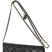【CHANEL/シャネル】 ココクリップ チェーンウォレット AP2508 ショルダーバッグ ラムスキン/レザー ブラック レディース【中古】【真子質店】【BL】【MaMoxx】