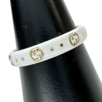 19号 リング・指輪 アイコン セラミック/K18ゴールド 18金 2.3g レディース【中古】【真子質店】【BL】【IMox】