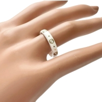 19号 リング・指輪 アイコン セラミック/K18ゴールド 18金 2.3g レディース【中古】【真子質店】【BL】【IMox】