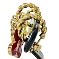 【LOUIS VUITTON/ルイ・ヴィトン】 ハート 花/フラワーモチーフ ピアス ブークル ドレイユ スウィート モノグラム GP 8.5g M65370 レディース【中古】【真子質店】【GD】【TMoMi】