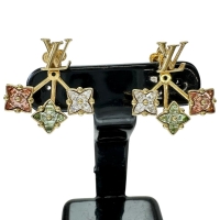 【LOUIS VUITTON/ルイ・ヴィトン】 ピアス ルルグラム カラーストーン ピアス GP 6.8g M00785 GK5202 レディース【中古】【真子質店】【GD】【MaKS】