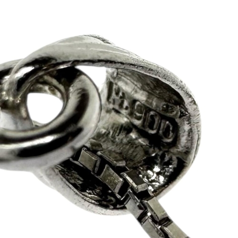 アクアマリン 11.41ct ダイヤモンド 計0.12ct ネックレス Pt900プラチナ/Pt850プラチナ 13.4g 40.5cm レディース【中古】【真子質店】【NN】【IMoxx】