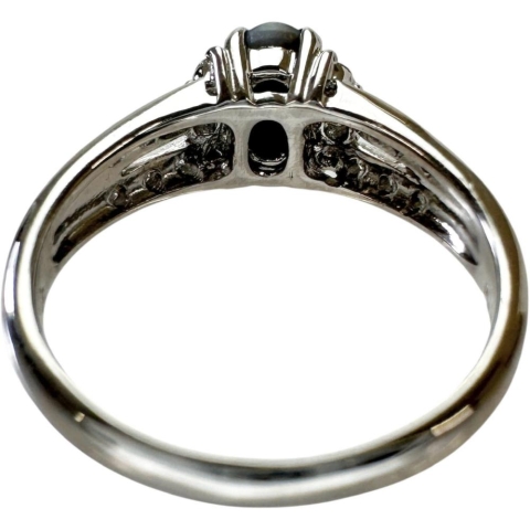 11号 アレキサンドライト 1.21ct ダイヤモンド 0.18ct リング・指輪 Pt900プラチナ 4.9g レディース【中古】【真子質店】【NN】【MoSD】