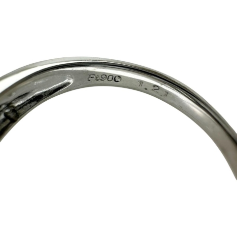 11号 アレキサンドライト 1.21ct ダイヤモンド 0.18ct リング・指輪 Pt900プラチナ 4.9g レディース【中古】【真子質店】【NN】【MoSD】