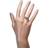 13号 サファイア 1.018ct ダイヤモンド 0.32ct リング・指輪 K18ゴールド 18金 4.1g レディース【中古】【真子質店】【NN】【IxTMa】
