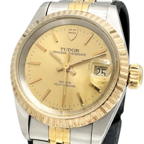【TUDOR/チューダー/チュードル】 92413N プリンスデイト 腕時計 ステンレススチール/YG 自動巻き/オートマ シャンパン文字盤/コンビベルト レディース【中古】【真子質店】【GD】【MiMix】