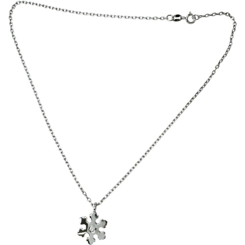 【BVLGARI/ブルガリ】 スノーフレーク ダイヤモンド ネックレス K18WGホワイトゴールド 18金 8.8g 40cm レディース【中古】【真子質店】【BL】【IKIY】