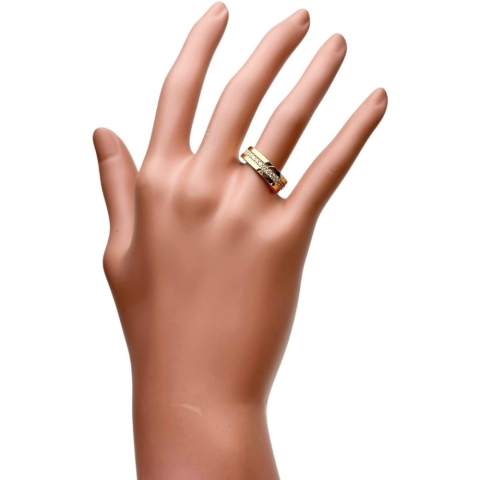 11.5号 ダイヤモンド 0.38ct リング・指輪 K18ゴールド 18金 5.4g レディース【中古】【真子質店】【NN】【IxKMi】