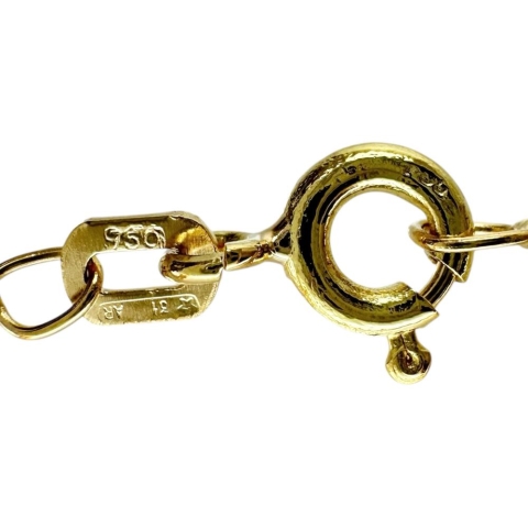 蝶/バタフライモチーフ アクアマリン ダイヤモンド ネックレス K18ゴールド 18金 5.4g 40cm レディース【中古】【真子質店】【NN】【SDY】