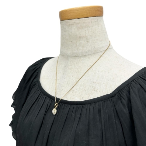 ダイヤモンド 0.63ct ペンダントトップ K18ゴールド 18金 1.9g レディース【中古】【真子質店】【NN】【DYT】