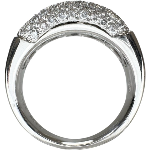 13.5号 ルビー 2.40ct ダイヤモンド 0.60ct リング・指輪 K18WGホワイトゴールド 18金 11.7g レディース【中古】【真子質店】【NN】【TTMiMi】