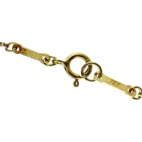 【TIFFANY&Co./ティファニー】 ペレッティ サークル ネックレス K18ゴールド 18金 6.7g 39cm レディース【中古】【真子質店】【BL】【IMaMiY】