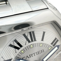 【CARTIER/カルティエ】 W62000V3 2510 ロードスターLM 腕時計 ステンレススチール 自動巻き/オートマ シルバー文字盤/シルバーベルト メンズ【中古】【真子質店】【BL】【MaTMiS】