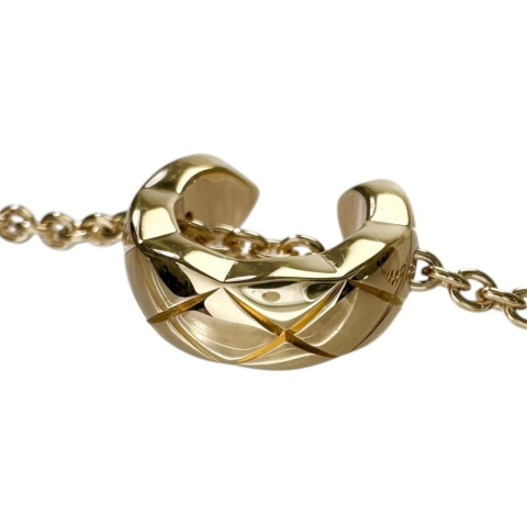 【CHANEL/シャネル】 ココクラッシュ ブレスレット K18ゴールド 18金 2.3g 15.5cm J12365 レディース【中古】【真子質店】【BL】【TxIMa】