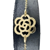 【CHANEL/シャネル】 カメリア コレクション ブレスレット K18ゴールド 18金 7.0g 17.5cm レディース【中古】【真子質店】【BL】【TMaSMi】