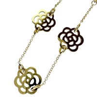 【CHANEL/シャネル】 カメリア コレクション ブレスレット K18ゴールド 18金 7.0g 17.5cm レディース【中古】【真子質店】【BL】【TMaSMi】