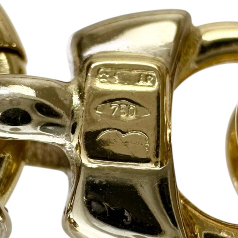 【UNOAERRE/ウノアエレ】 デザインチェーン 中空  ネックレス K18ゴールド 18金 30.8g 43cm レディース【中古】【真子質店】【BL】【MoYIx】