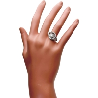 12号 ダイヤモンド 0.53ct リング・指輪 K18WGホワイトゴールド 18金 4.7g レディース【中古】【真子質店】【NN】【SMaMo】