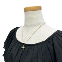 象モチーフ エナメル ペンダントトップ K18ゴールド 18金 1.4g レディース【中古】【真子質店】【NN】【TKMo】