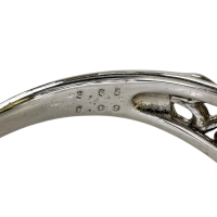 15.5号 スフェーン 3.65ct ダイヤモンド 0.09ct リング・指輪 Pt900プラチナ 6.6g レディース【中古】【真子質店】【NN】【KMiI】