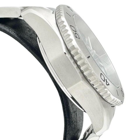 【TAG HEUER/タグホイヤー】 WBP1415 アクアレーサー 腕時計 ステンレススチール クオーツ ブルー文字盤/シルバーベルト レディース【中古】【真子質店】【GD】【SSx】