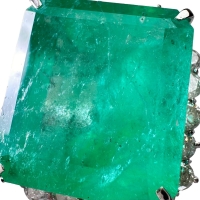 ★★最終特価品 10号 エメラルド 29.18ct ダイヤモンド 3.31ct リング・指輪 Pt900プラチナ 25.1g レディース【中古】【真子質店】【NN】【TTxxx】