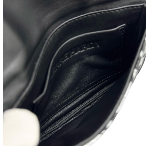 【PIERRE HARDY/ピエールアルディ】 アルファ ショルダーポーチ ショルダーバッグ レザー ブラック/シルバー レディース【中古】【真子質店】【BL】【IKx】