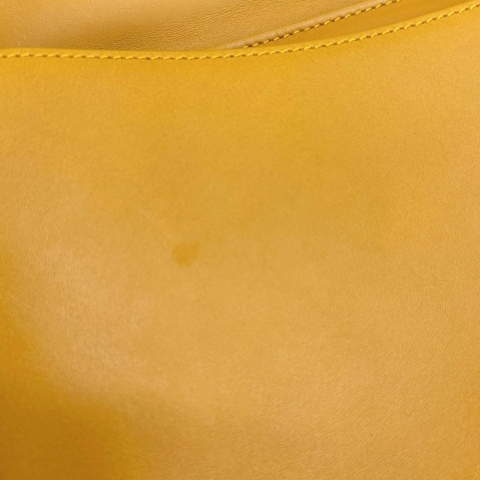 【BOTTEGAVENETA/ボッテガヴェネタ】 マウント エンベロープ ショルダーバッグ カーフ オレンジ/ゴールド金具 レディース【中古】【真子質店】【BL】【MoMiMa】