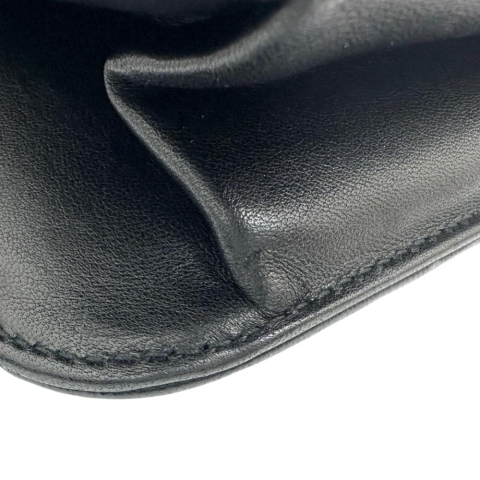 【Christian Dior/クリスチャンディオール】 アディクト スタッズ チェーンショルダー ショルダーバッグ レザー ブラックレザー/ゴールド金具 レディース【中古】【真子質店】【BL】【IxTMa】